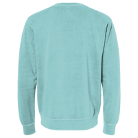 Independent Trading Co. Unisex Midweight Pigment-Dyed Crewneck Sweatshirt, Pigment Mint, Back view