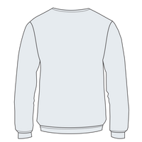 Independent Trading Co. Unisex Midweight Tie-Dyed Crewneck Sweatshirt, Tie Dye Cotton Candy, Back view