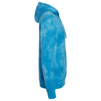 Independent Trading Co. Unisex Midweight Tie-Dyed Hooded Sweatshirt, Tie Dye Aqua Blue, Right Sleeve view