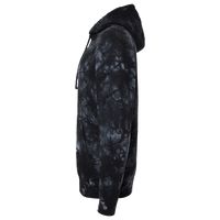 Independent Trading Co. Unisex Midweight Tie-Dyed Hooded Sweatshirt, Tie Dye Black, Left Sleeve view