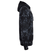 Independent Trading Co. Unisex Midweight Tie-Dyed Hooded Sweatshirt, Tie Dye Black, Right Sleeve view