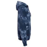 Independent Trading Co. Unisex Midweight Tie-Dyed Hooded Sweatshirt, Tie Dye Navy, Right Sleeve view