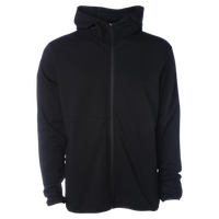 Independent Trading Co. Unisex Perform Full-Zip Hooded Sweatshirt, Black, Front view