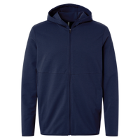 Independent Trading Co. Unisex Perform Full-Zip Hooded Sweatshirt, Classic Navy, Front view