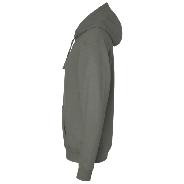 Independent Trading Co. Unisex Perform Full-Zip Hooded Sweatshirt, Pine, Left Sleeve view