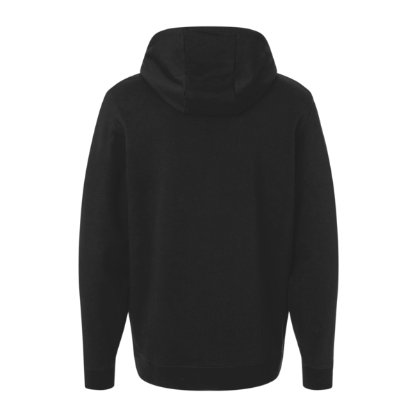 Independent Trading Co. Unisex Perform Hooded Sweatshirt, Black, Back view