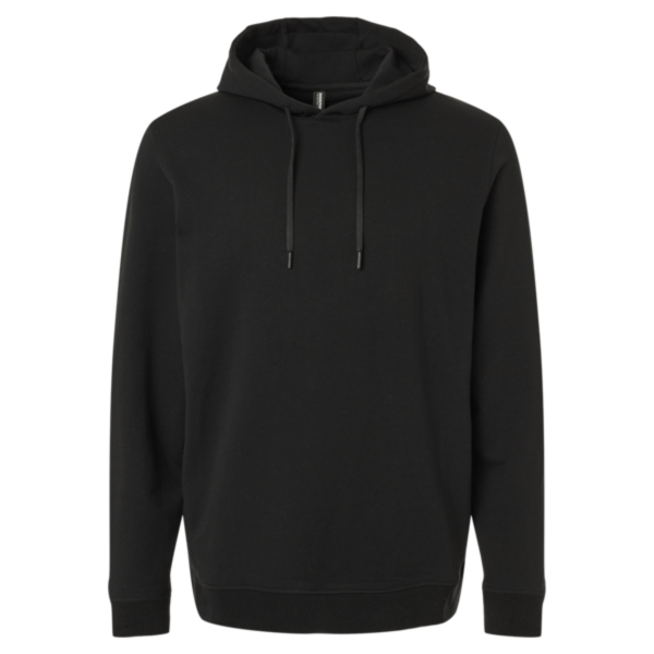 Independent Trading Co. Unisex Perform Hooded Sweatshirt, Black, Front view