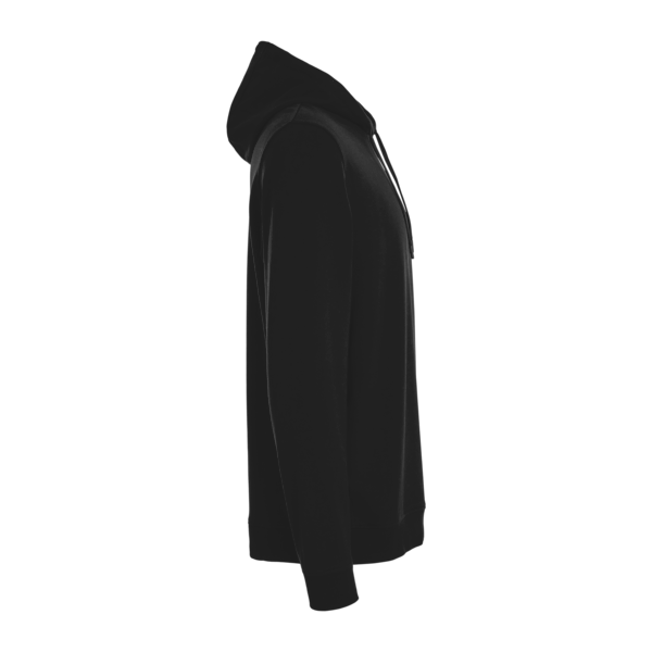 Independent Trading Co. Unisex Perform Hooded Sweatshirt, Black, Right Sleeve view