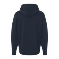 Independent Trading Co. Unisex Perform Hooded Sweatshirt, Classic Navy, Back view