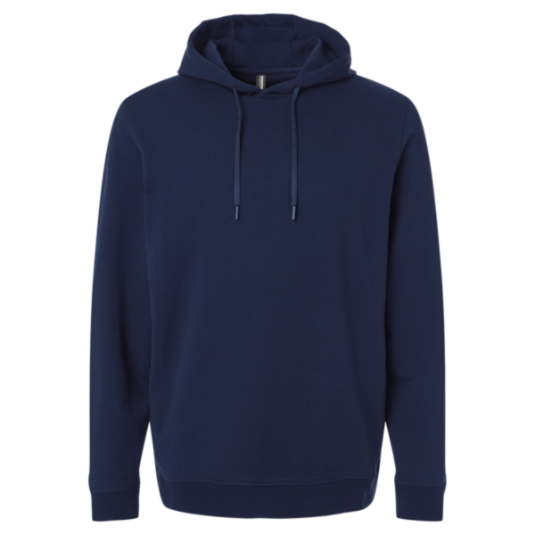 Independent Trading Co. Unisex Perform Hooded Sweatshirt, Classic Navy, Front view