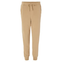 Independent Trading Co. Unisex Pigment-Dyed Fleece Sweatpants, Pigment Sandstone, Front view