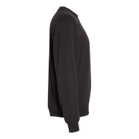 Independent Trading Co. Unisex Special Blend Raglan Crewneck Sweatshirt, Black / Black, Right Sleeve view