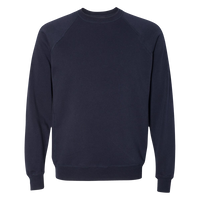 Independent Trading Co. Unisex Special Blend Raglan Crewneck Sweatshirt, Classic Navy / Classic Navy, Front view