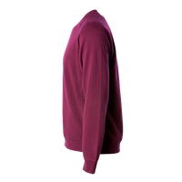 Independent Trading Co. Unisex Special Blend Raglan Crewneck Sweatshirt, Maroon / Maroon, Left Sleeve view