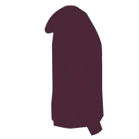 Independent Trading Co. Unisex Special Blend Raglan Hooded Sweatshirt, Maroon / Maroon, Right Sleeve (Long) view