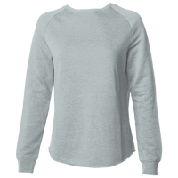 Independent Trading Co. Women's California Wave Wash Crewneck Sweatshirt, Sage, Front view