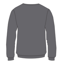 Independent Trading Co. Women's California Wave Wash Crewneck Sweatshirt, Shadow, Back view