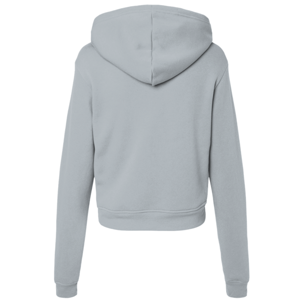 Independent Trading Co. Women's California Wave Wash Sunday Hooded Sweatshirt, Ash Heather, Back view