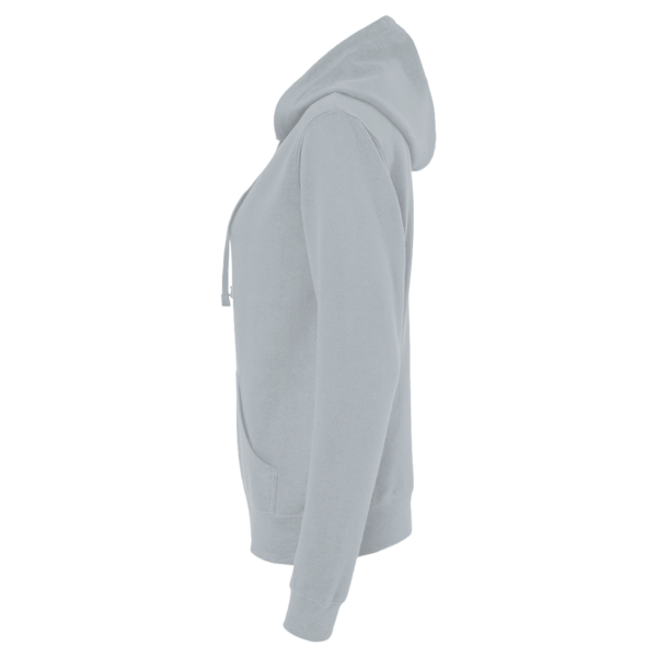 Independent Trading Co. Women's California Wave Wash Sunday Hooded Sweatshirt, Ash Heather, Left Sleeve view