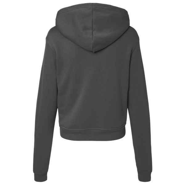 Independent Trading Co. Women's California Wave Wash Sunday Hooded Sweatshirt, Pigment Black, Back view