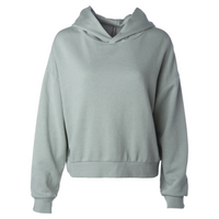 Independent Trading Co. Women's California Wave Wash Sunday Hooded Sweatshirt, Sage, Front view