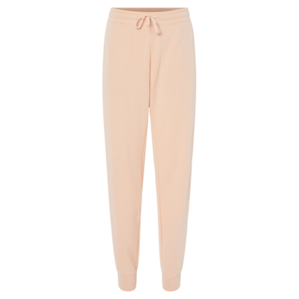 Independent Trading Co. Women's California Wave Wash Sweatpants, Blush, Front view