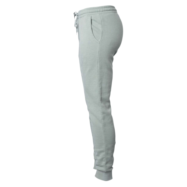 Independent Trading Co. Women's California Wave Wash Sweatpants, Sage, Left Side view