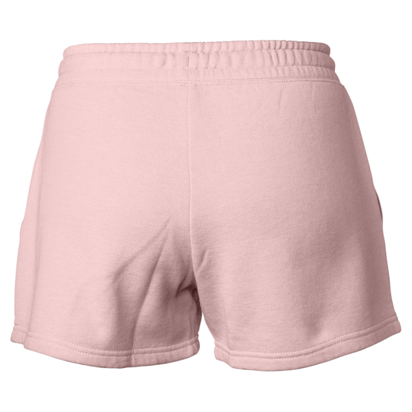 Independent Trading Co. Women’s Lightweight California Wave Wash Fleece Shorts, Blush, Back view