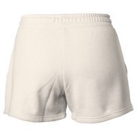 Independent Trading Co. Women’s Lightweight California Wave Wash Fleece Shorts, Bone, Back view