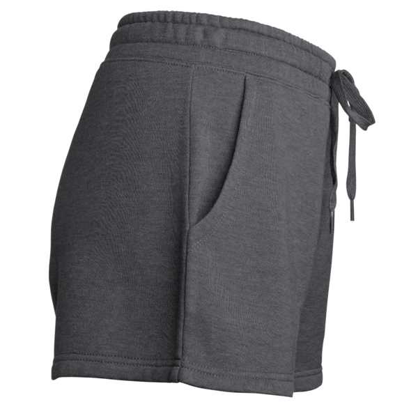 Independent Trading Co. Women’s Lightweight California Wave Wash Fleece Shorts, Shadow, Right Side view