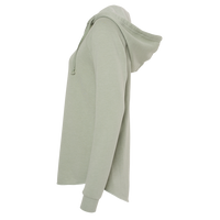 Independent Trading Co. Women’s Lightweight California Wave Wash Hooded Sweatshirt, Sage, Left Sleeve view