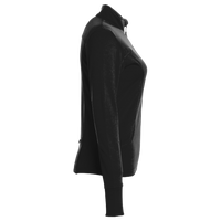 Independent Trading Co. Women's Poly-Tech Full-Zip Track Jacket, Black, Right Sleeve view
