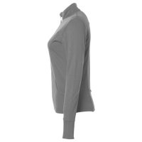 Independent Trading Co. Women's Poly-Tech Full-Zip Track Jacket, Gunmetal Heather, Left Sleeve view