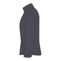 Independent Trading Co. Women's Puffer Jacket, Black, Left Sleeve view
