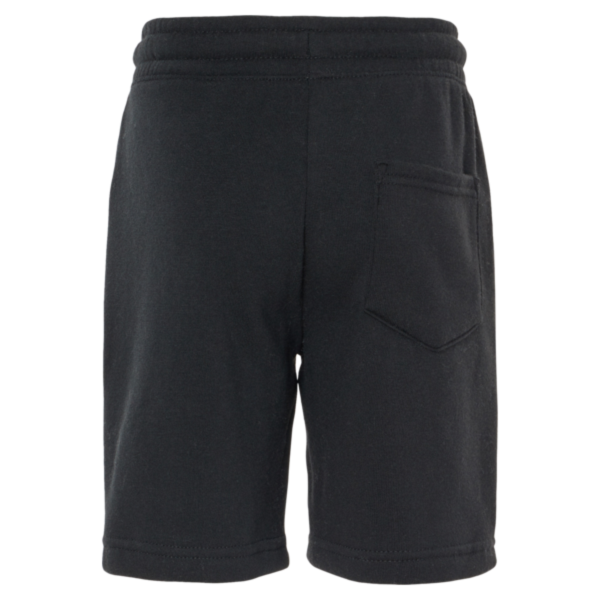 Independent Trading Co. Youth Lightweight Special Blend Fleece Shorts, Black, Back view