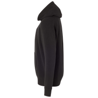 Independent Trading Co. Youth Lightweight Special Blend Raglan Hooded Sweatshirt, Black / Black, Left Sleeve view