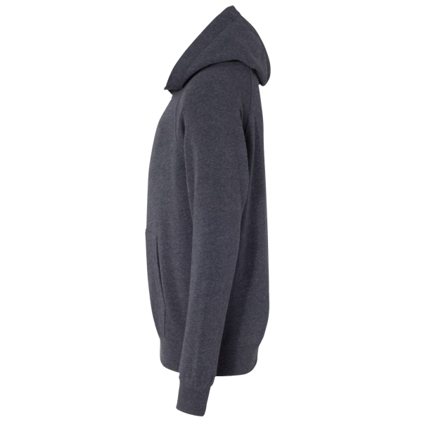 Independent Trading Co. Youth Lightweight Special Blend Raglan Hooded Sweatshirt, Midnight Navy / Midnight Navy, Left Sleeve view