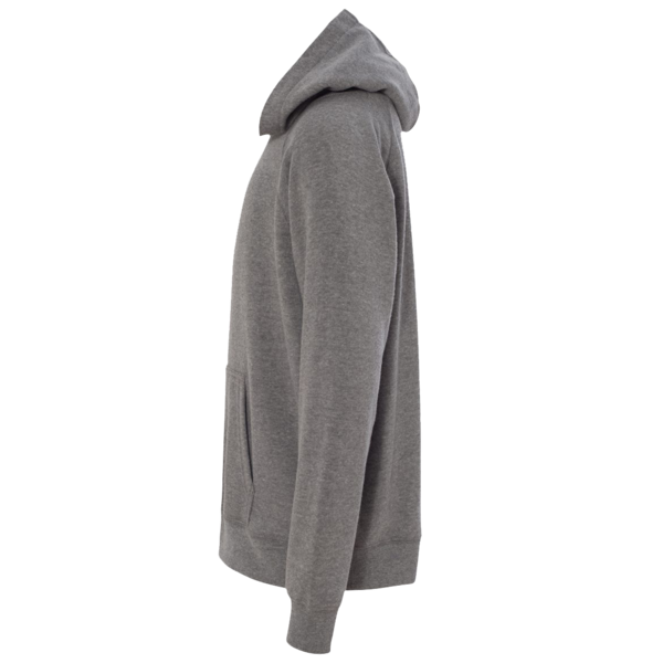Independent Trading Co. Youth Lightweight Special Blend Raglan Hooded Sweatshirt, Nickel / Nickel, Left Sleeve view