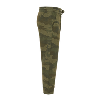 Independent Trading Co. Youth Lightweight Special Blend Sweatpants, Forest Camo Heather, Right Side view