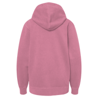 Independent Trading Co. Youth Midweight Pigment-Dyed Hooded Sweatshirt, Pigment Maroon, Back view