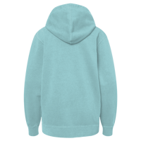 Independent Trading Co. Youth Midweight Pigment-Dyed Hooded Sweatshirt, Pigment Mint, Back view