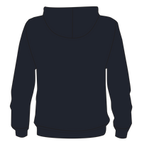 Independent Trading Co. Youth Midweight Tie-Dyed Hooded Sweatshirt, Tie Dye Black, Back view