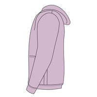 Independent Trading Co. Youth Midweight Tie-Dyed Hooded Sweatshirt, Tie Dye Cotton Candy, Left Sleeve view