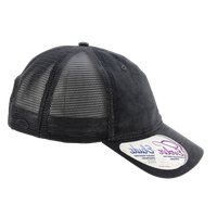 Infinity Her Women's Corduroy Cap, Black / Black Leopard / Black, Right Side view