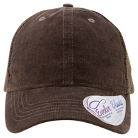 Infinity Her Women's Corduroy Cap, Chocolate / Tonal Fawn / Chocolate, Front view