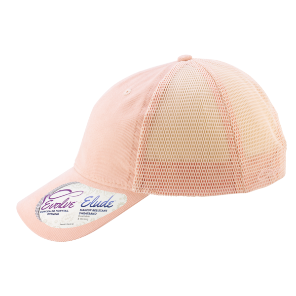 Infinity Her Women's Corduroy Cap, Pink Sorbet / Floral / Pink Sorbet, Left Side view