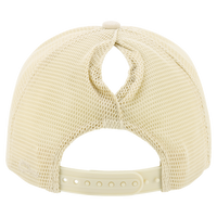 Infinity Her Women's Corduroy Cap, Vanilla / Tonal Longhorn / Vanilla, Back view