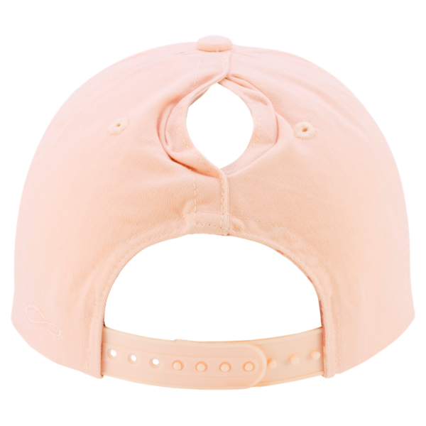Infinity Her Women's Five-Panel Rope Cap, Pink Sorbet / Floral, Back view
