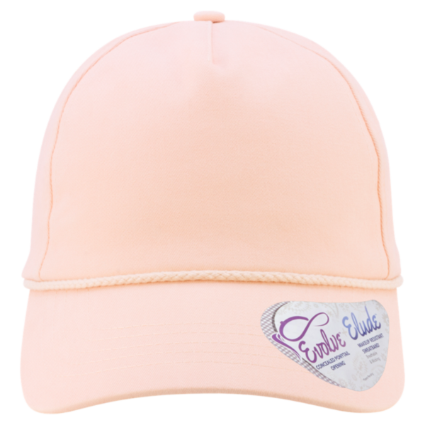 Infinity Her Women's Five-Panel Rope Cap, Pink Sorbet / Floral, Front view