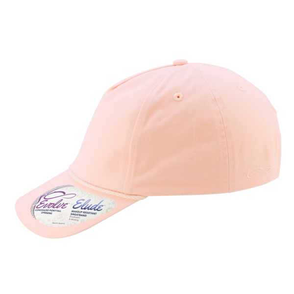 Infinity Her Women's Five-Panel Rope Cap, Pink Sorbet / Floral, Left Side view